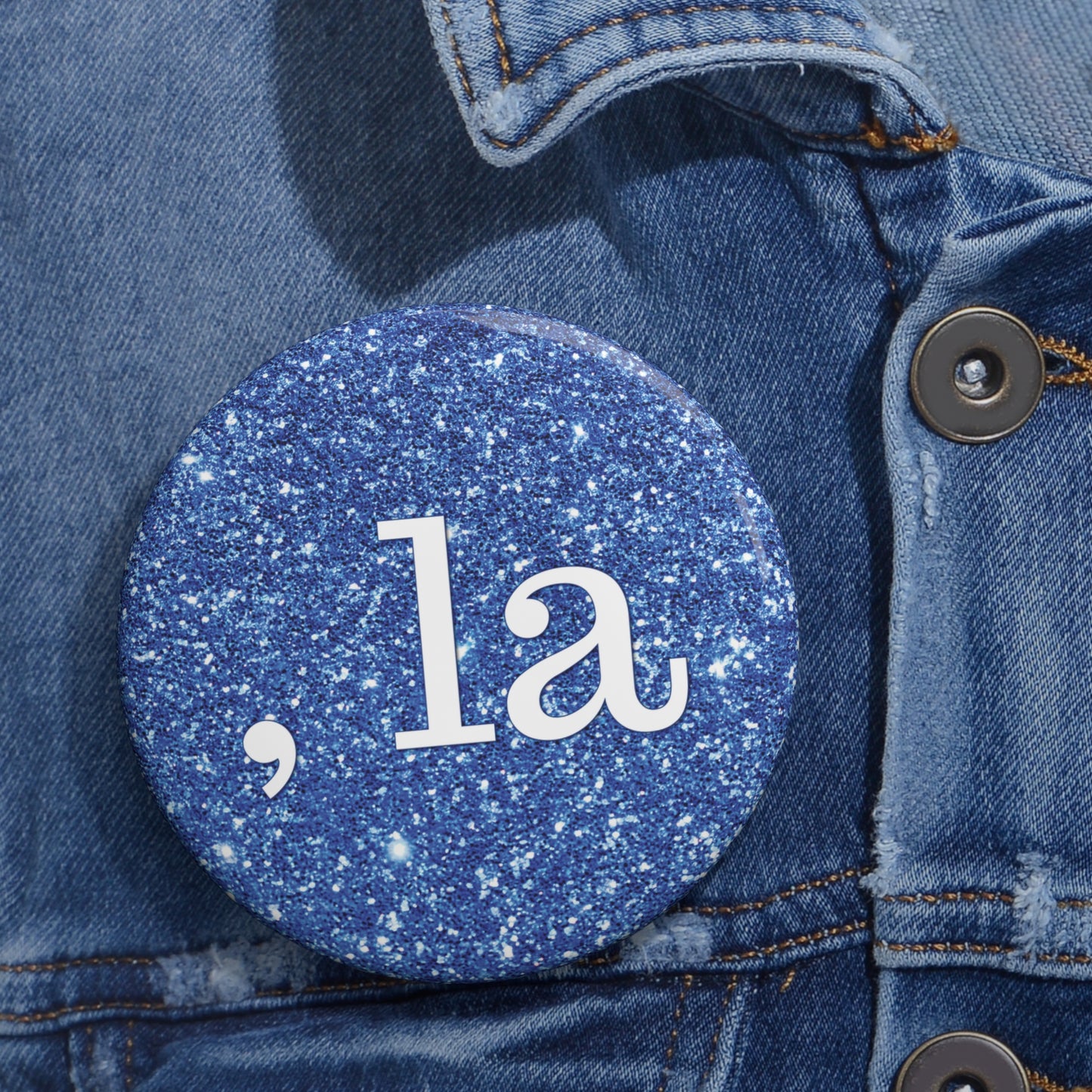 , la Button (sparkle)