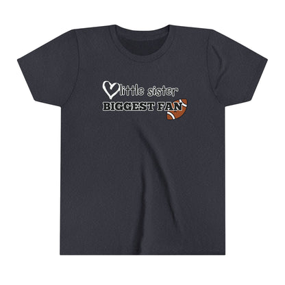 Little Sister, Biggest Fan (Football) Youth Tee