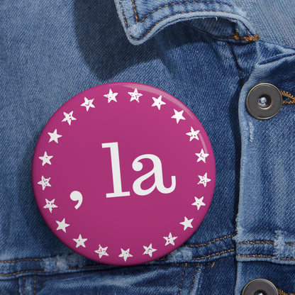 , la Button (pink)