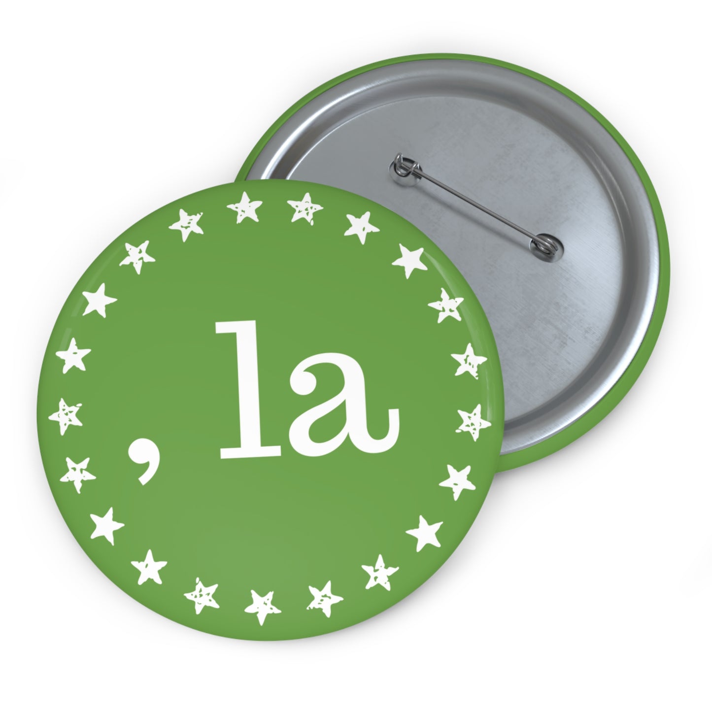 , la Button (lime green)