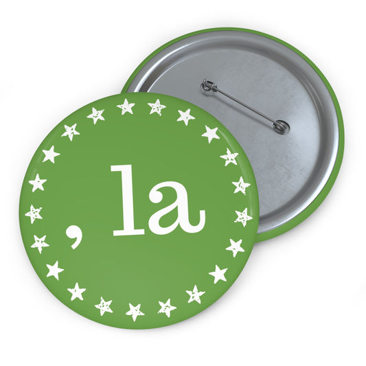 , la Button (lime green)