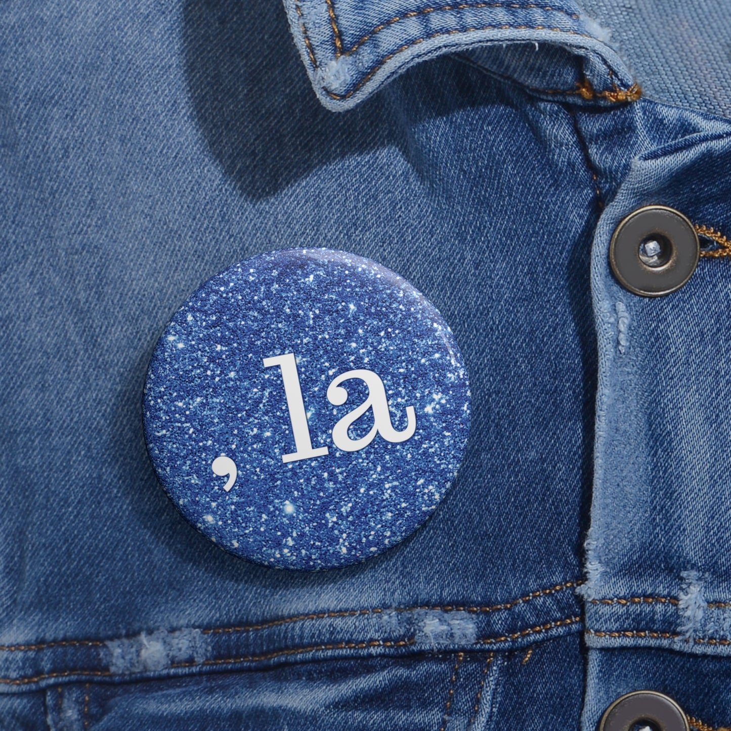 , la Button (sparkle)