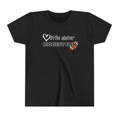 Little Sister, Biggest Fan (Football) Youth Tee