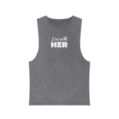 I'm with HER Unisex Tank Top