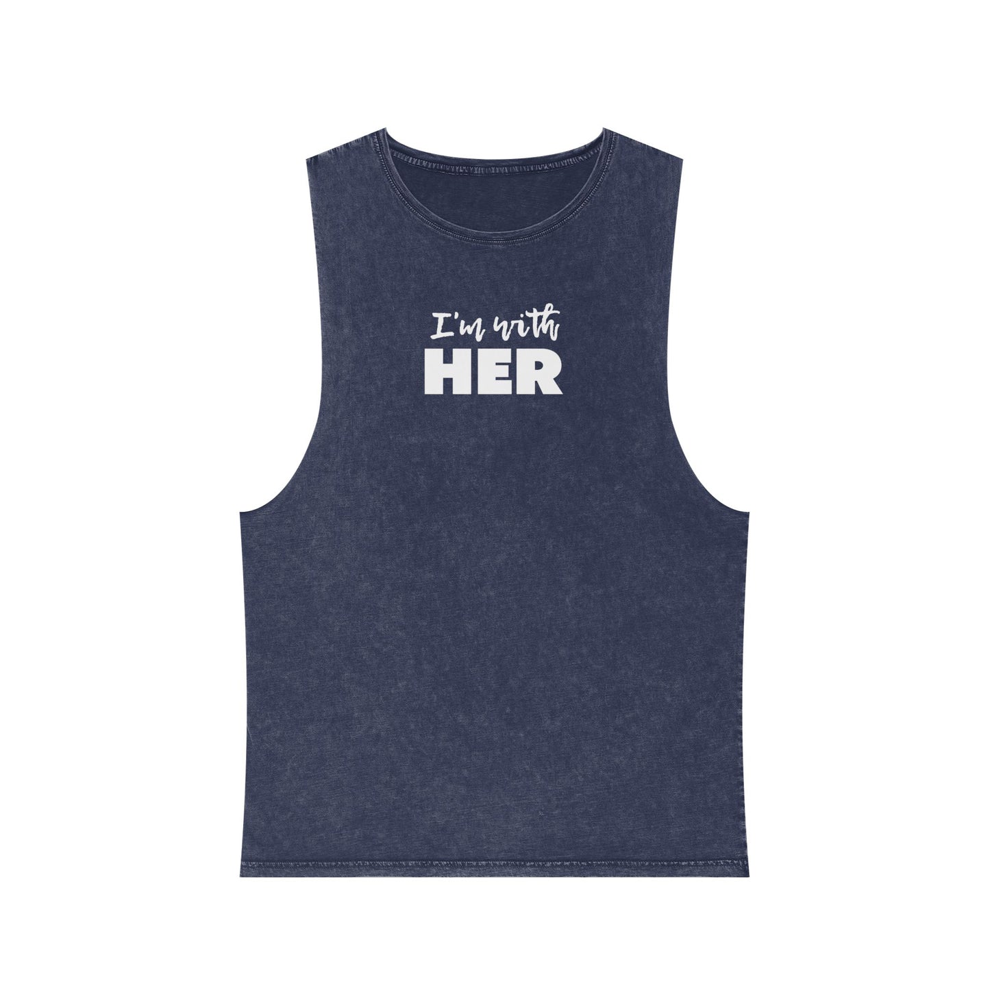 I'm with HER Unisex Tank Top