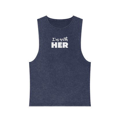 I'm with HER Unisex Tank Top