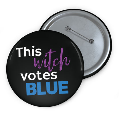This Witch Votes Blue | Button