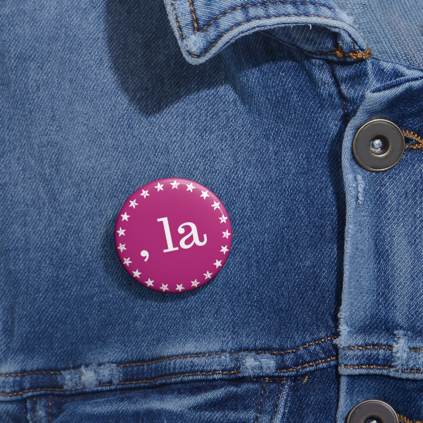 , la Button (pink)