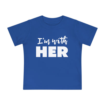 I'm with HER Baby Tee