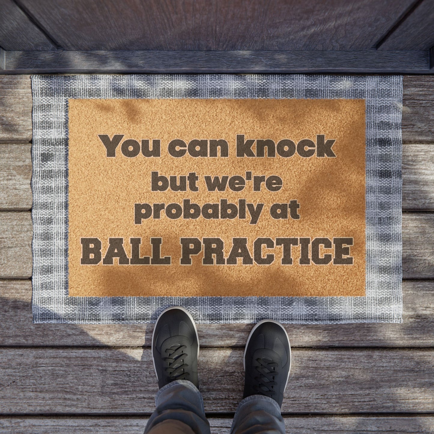We're Probably at Ball Practice | Welcome Mat