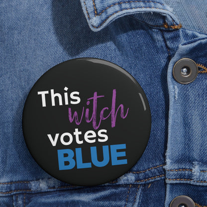 This Witch Votes Blue | Button