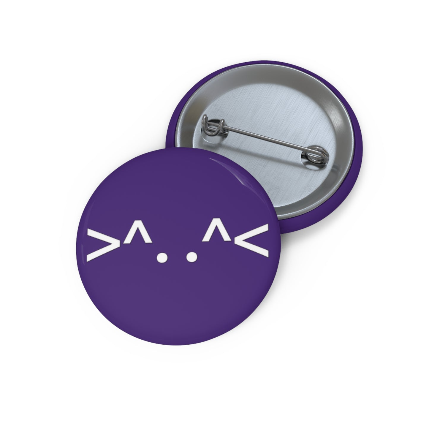 Cat Button (purple)