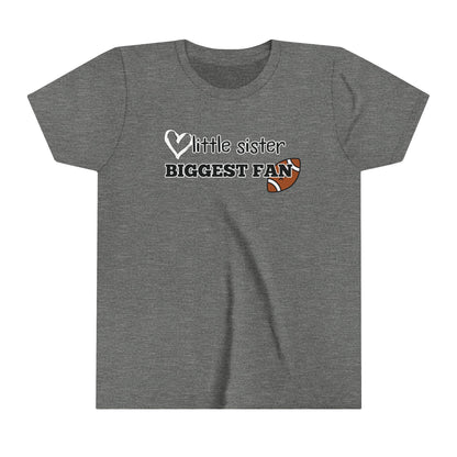 Little Sister, Biggest Fan (Football) Youth Tee