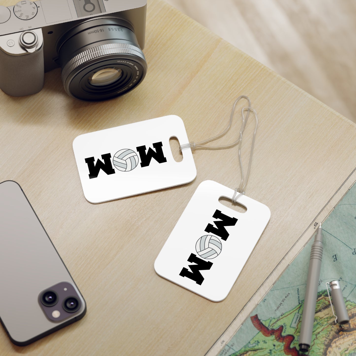 Volleyball MOM | Bag Tag