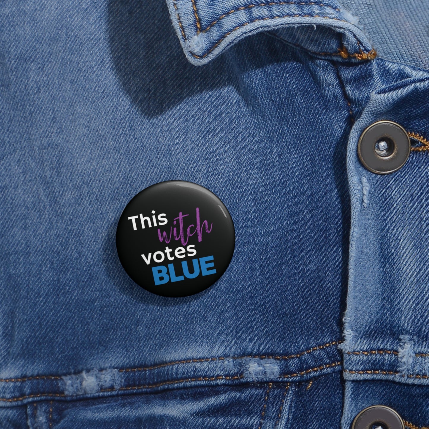 This Witch Votes Blue | Button