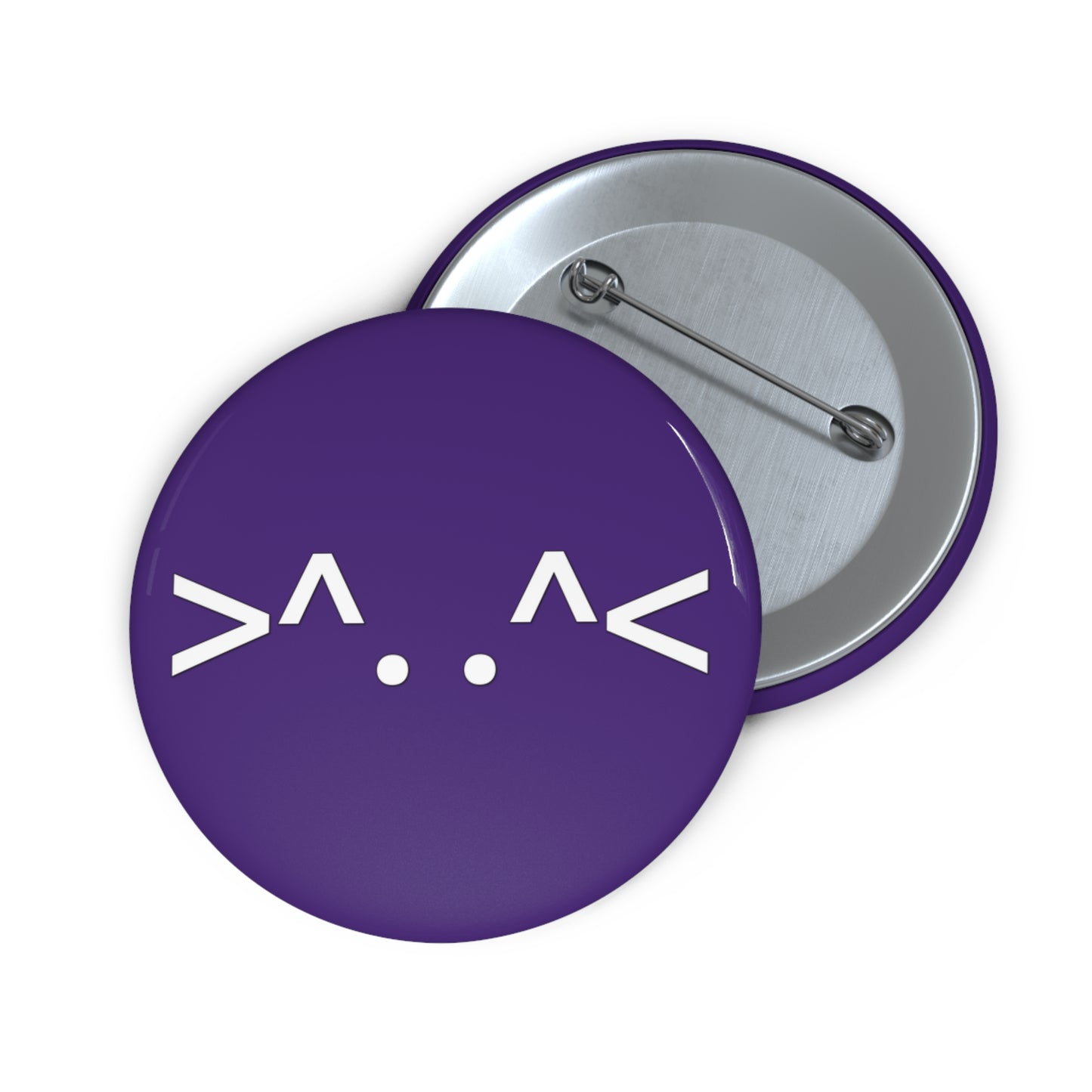 Cat Button (purple)