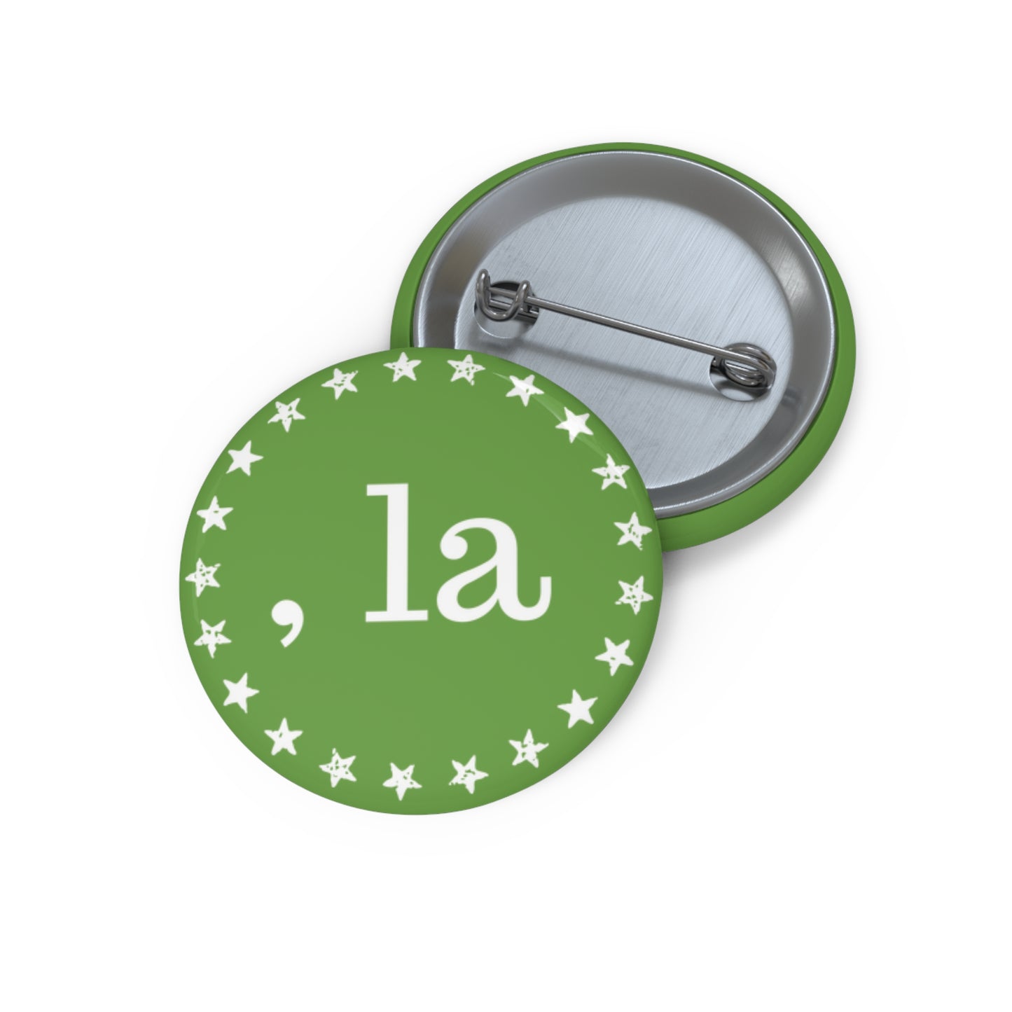 , la Button (lime green)