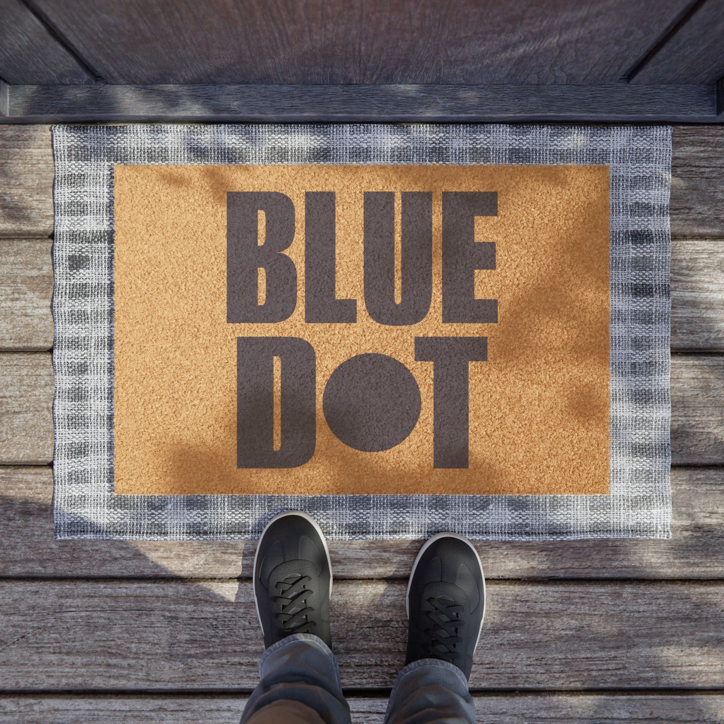 Blue Dot | Welcome Mat