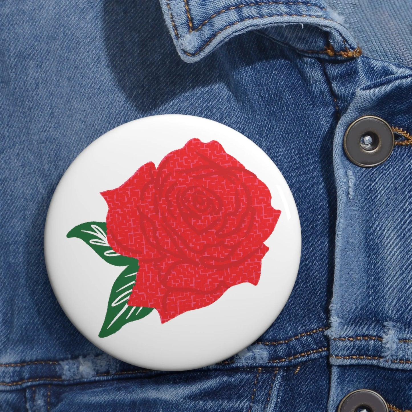 Rose | Button